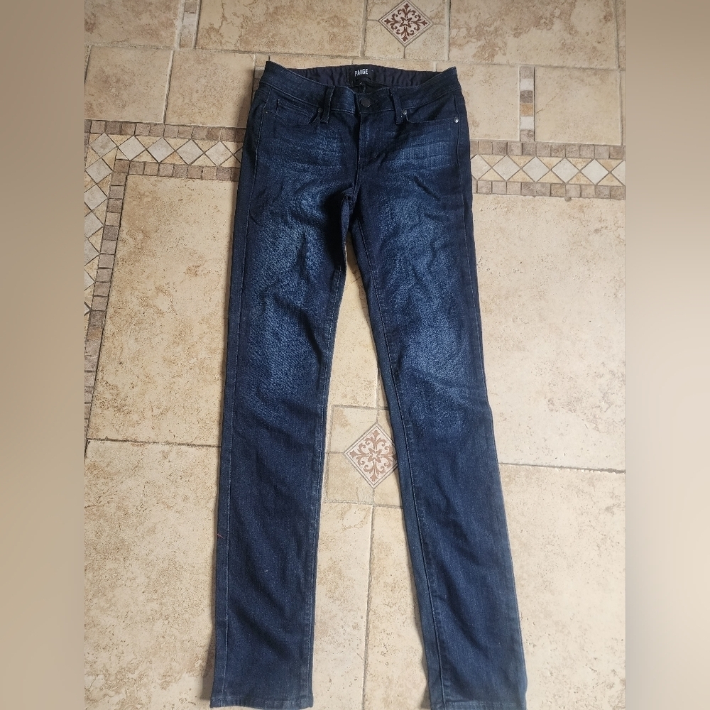 PAIGE Dark Indigo Women's Skinny Jeans